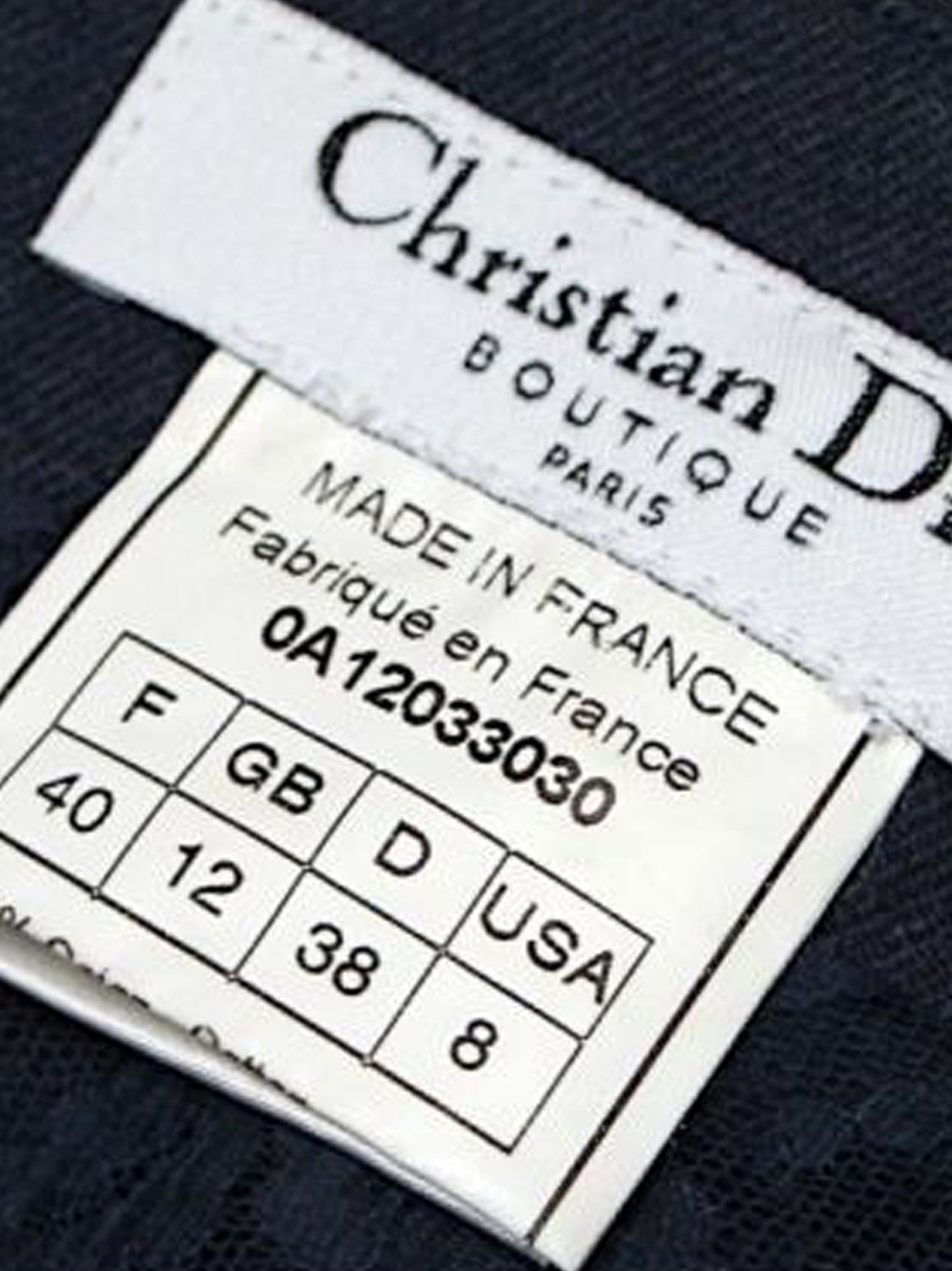 Christian Dior by John Galliano FW 2000 Navy Belted Long Zip Skirt