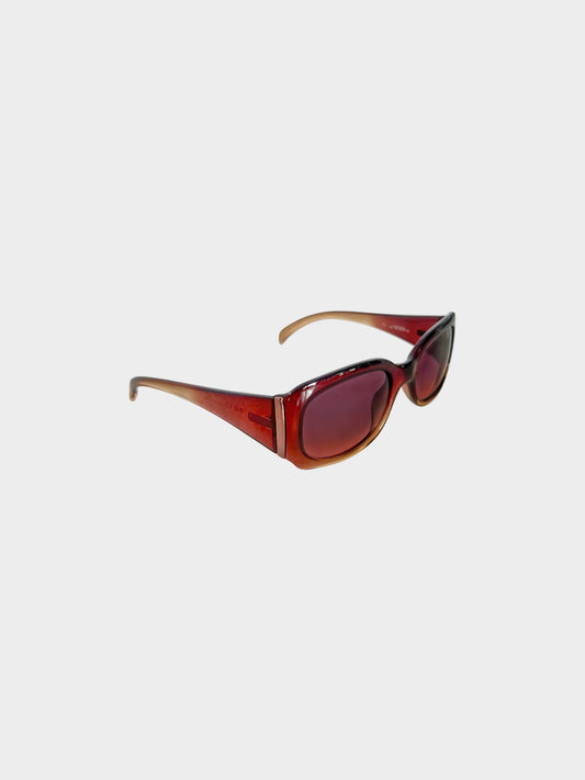 Christian Dior 2000s Gradient Brown Sunglasses
