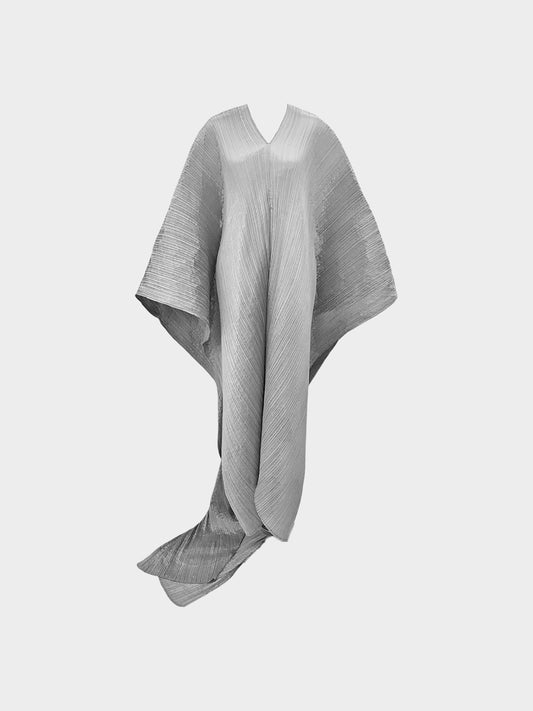 Issey Miyake Pleats Please FW 2000 Grey Madame-T Cape Shawl