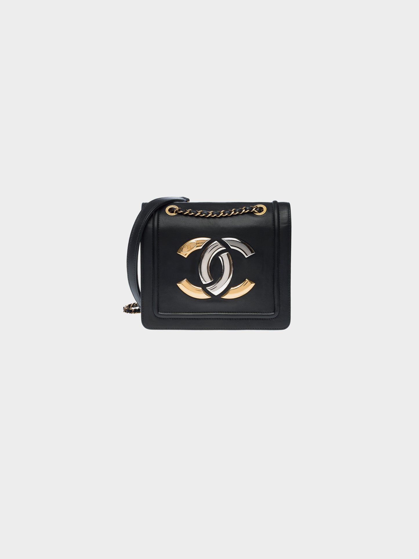 Chanel 2021 Rare Black Antico Limited Edition Flap Shoulder Bag
