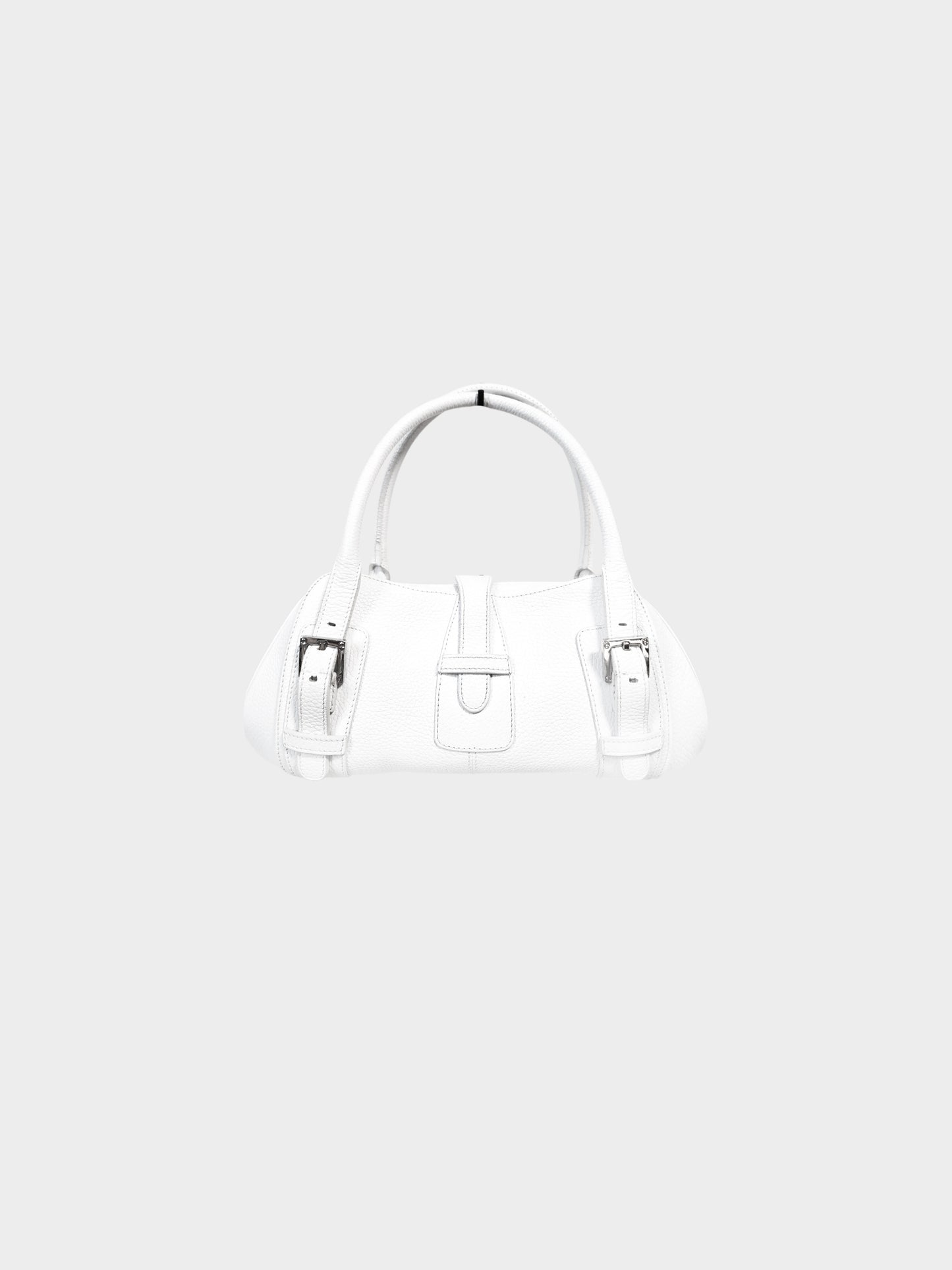 Loewe 2000s White Leather Senda Mini Bag