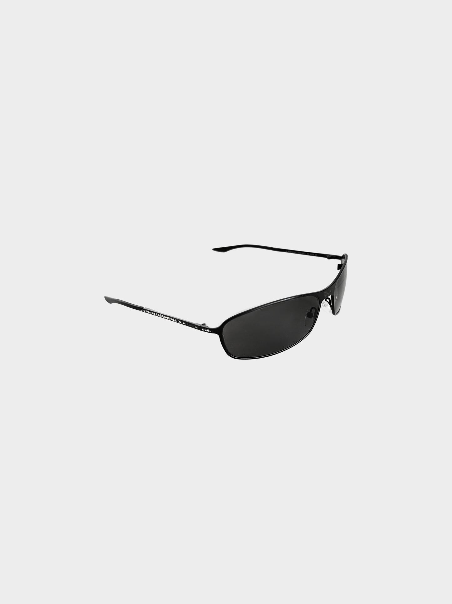 Christian Dior 2000s Black Hard Dior 2 Sunglasses