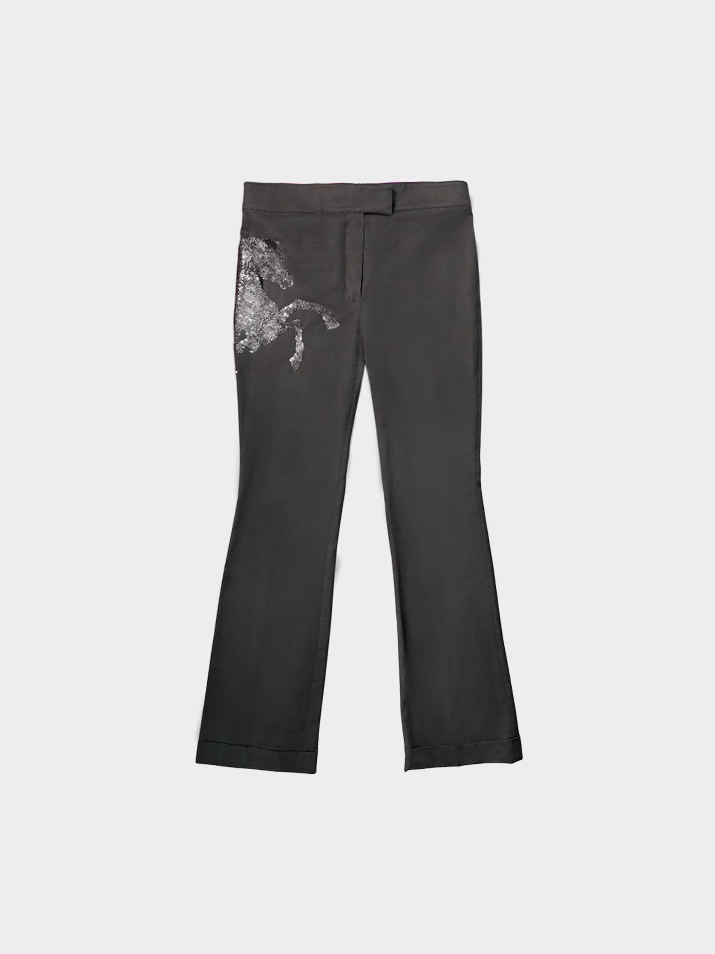 Chloé by Stella McCartney 2001 Horse Glitter Flared Pants