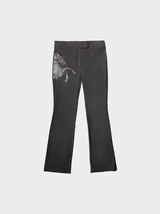 Chloé by Stella McCartney 2001 Horse Glitter Flared Pants