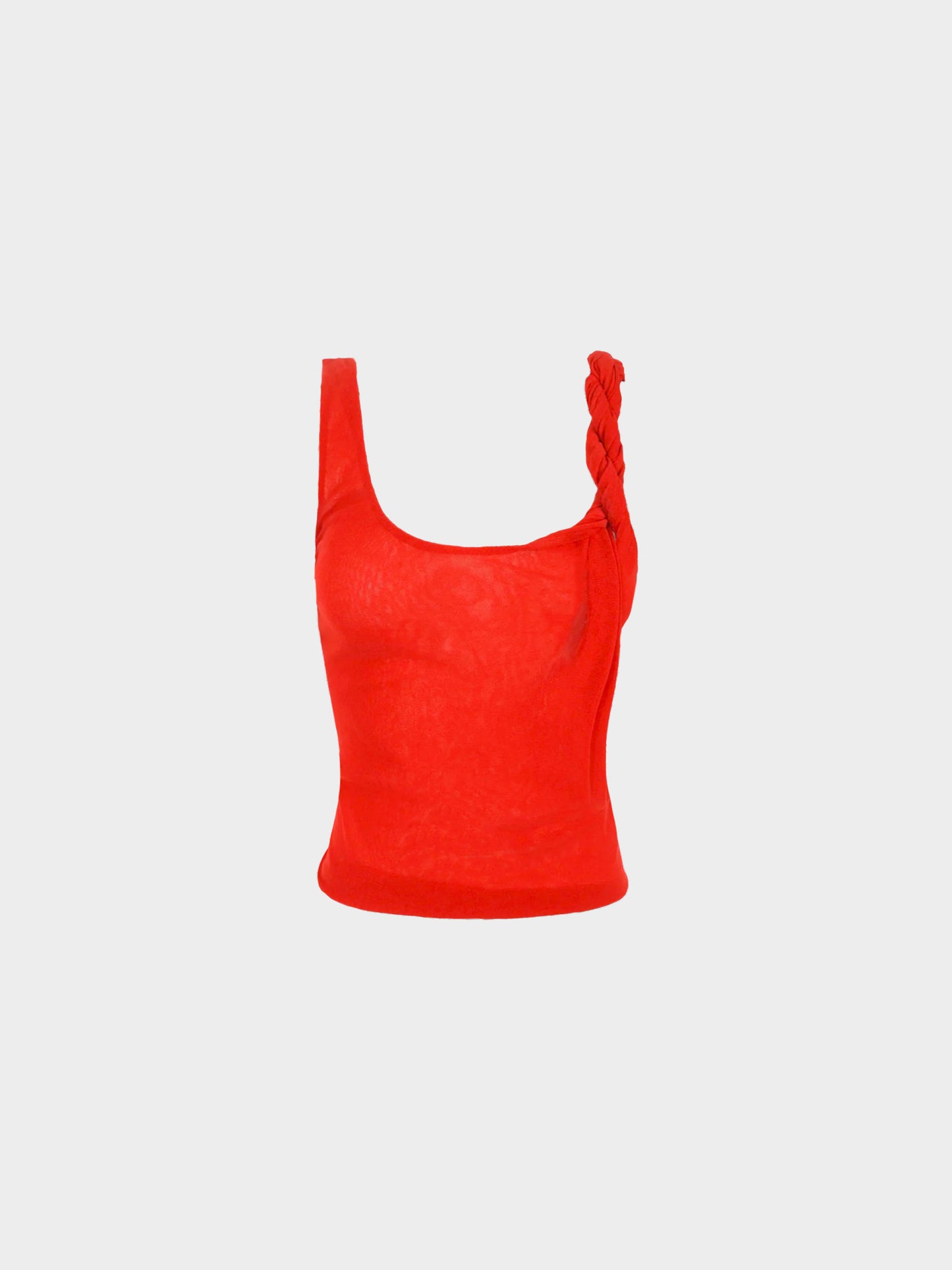 Jean Paul Gaultier 2000s Red Soleil Tank Top
