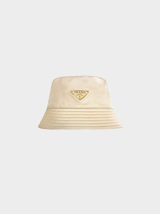 Prada 2021 Desert Beige Re-Nylon Bucket Hat