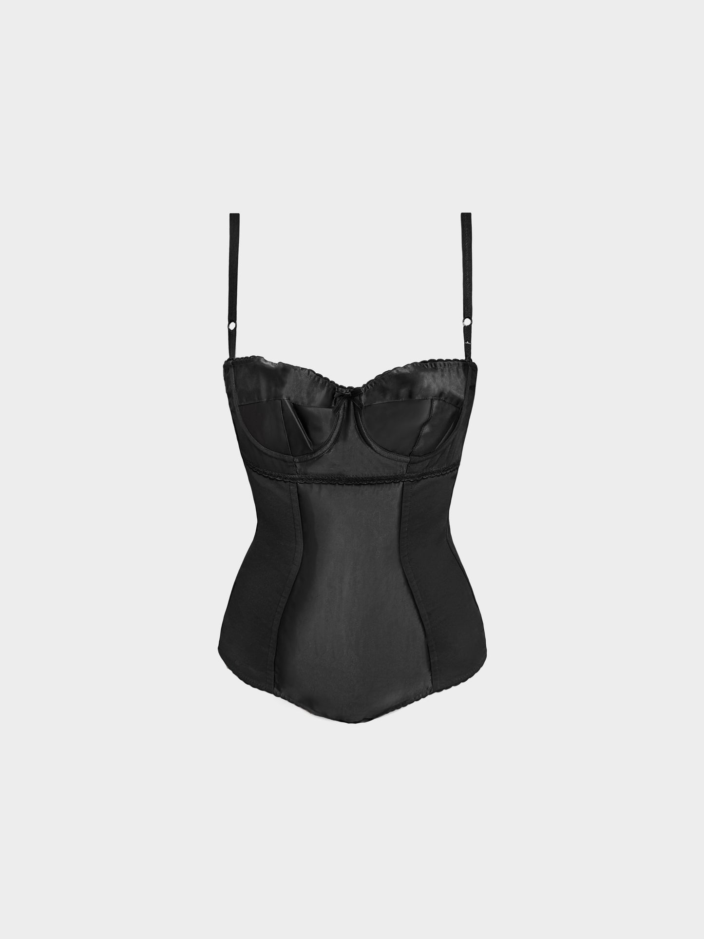 Dolce and Gabbana 2000s Black Nylon and Mesh Bodysuit