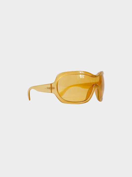 Prada FW 2011 Oversized Runway Shield Sunglasses