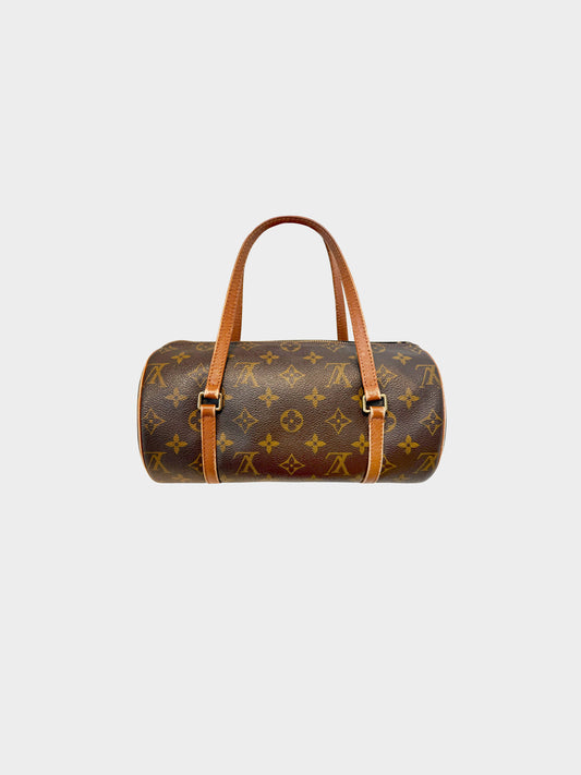 Louis Vuitton 2000s Monogram Coated Canvas Papillon Barrel Bag