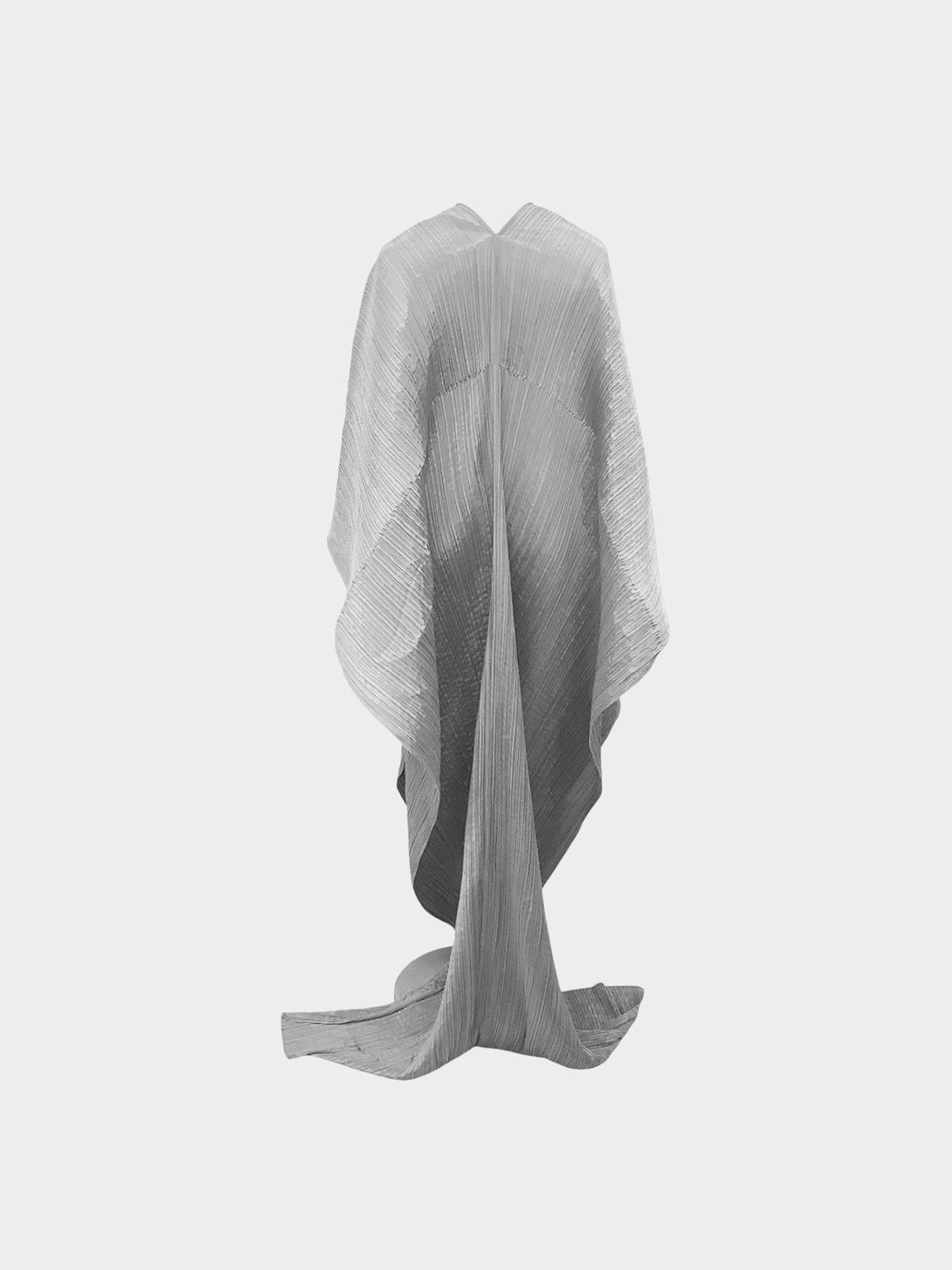 Issey Miyake Pleats Please FW 2000 Grey Madame-T Cape Shawl