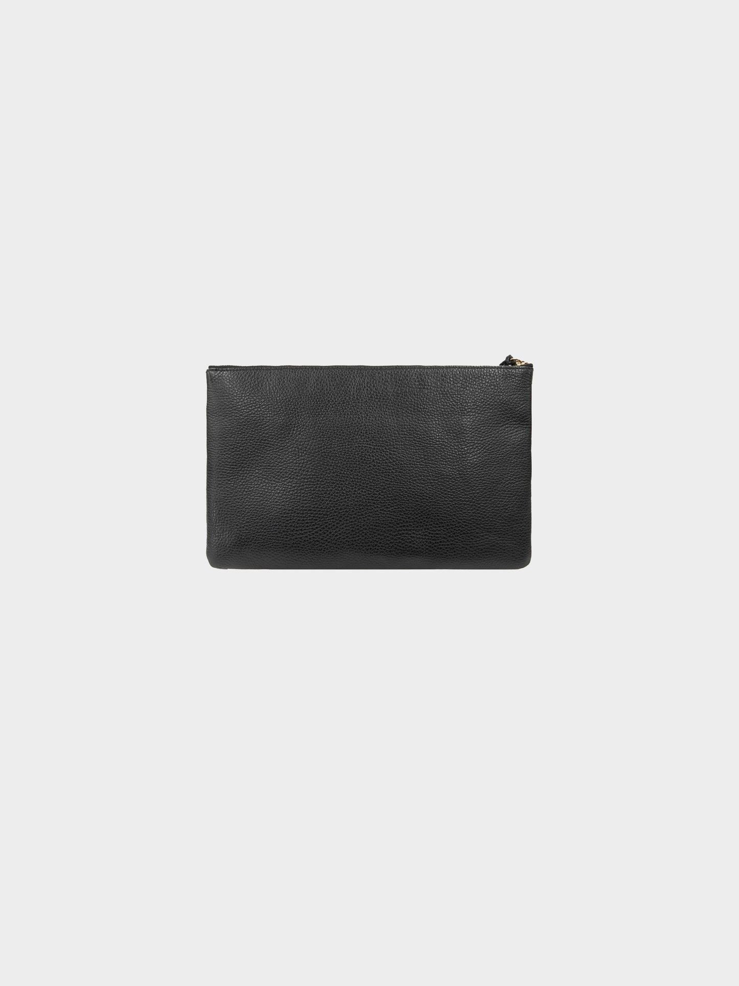 Gucci 2000s Black Leather Bamboo Tassel Clutch