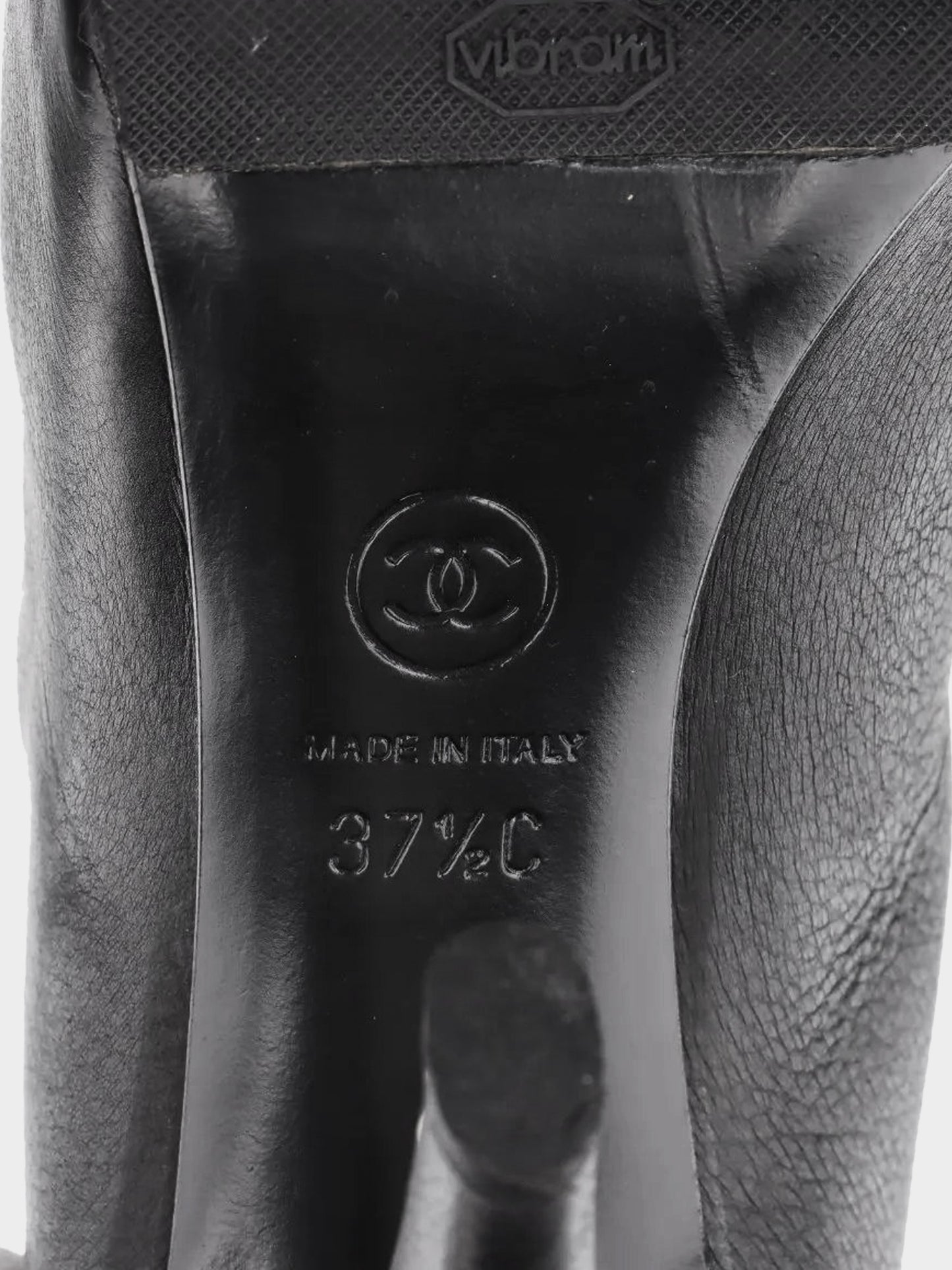 Chanel by Karl Lagerfeld FW 2013 Black Leather and Faux Pearl Long Boots