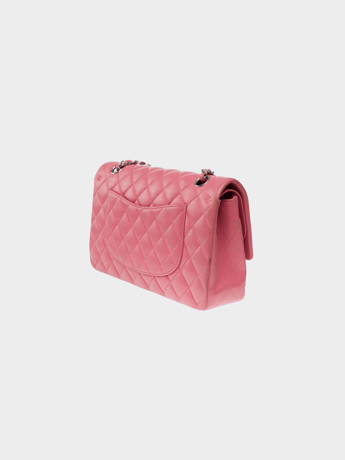 Chanel 2014 Pink Caviar Quilted Classic Flap Bag