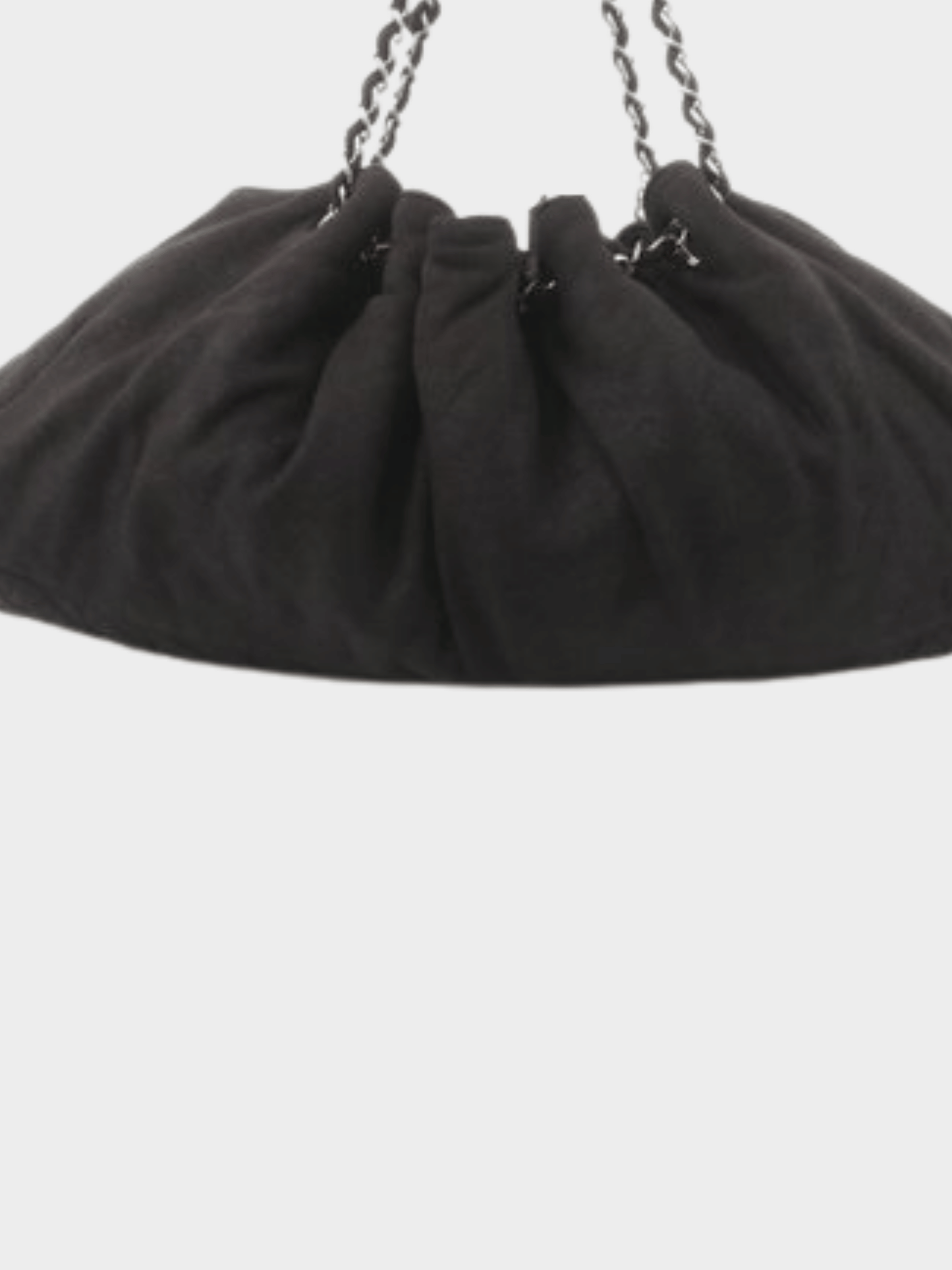 Chanel 2008-2009 Black Jersey Melrose Cabas Practical Bag