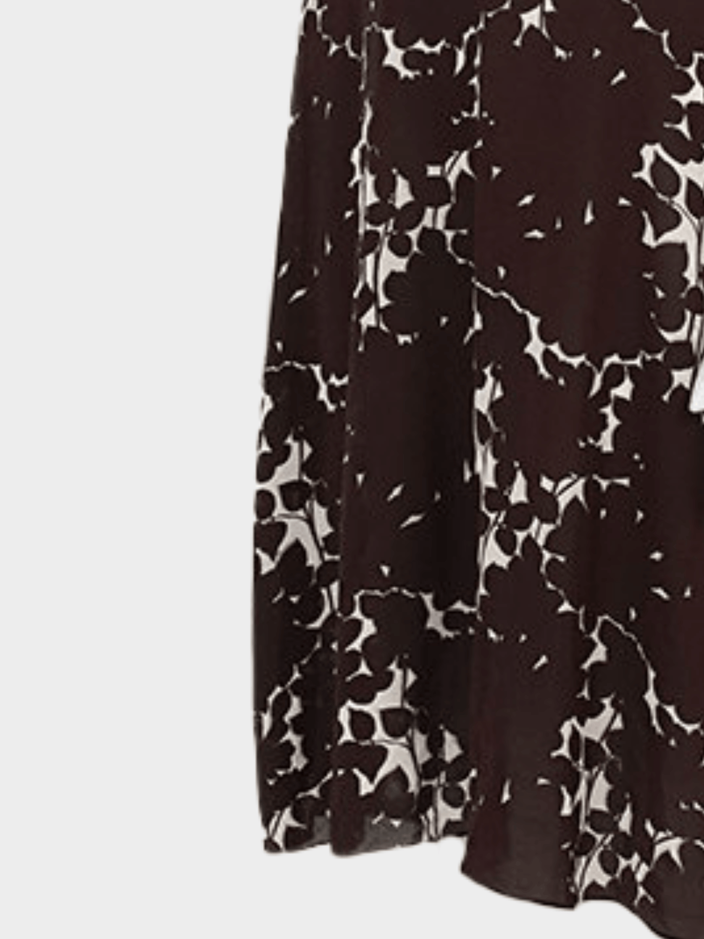 Prada SS 2001 Brown Floral Dress