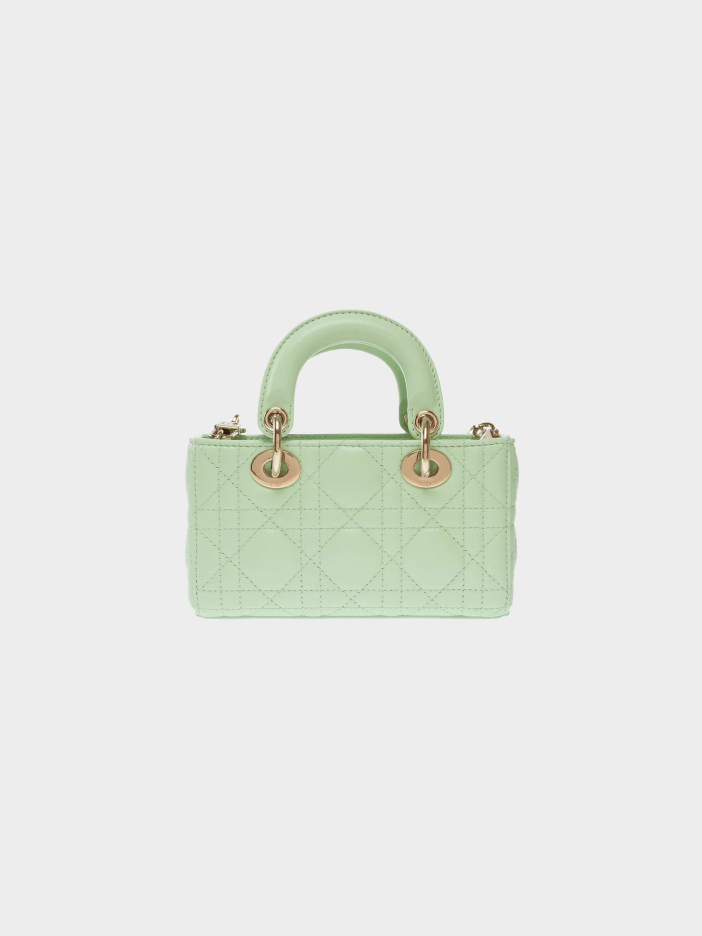 Christian Dior 2020s Mint Green Lady D-Joy Micro Handbag