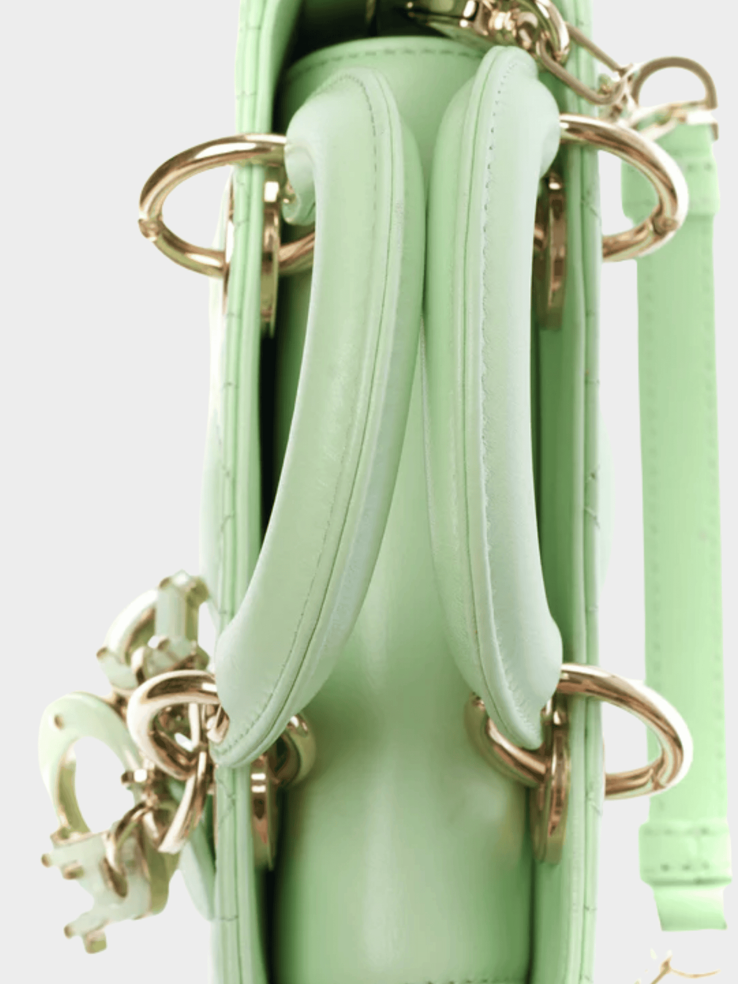 Christian Dior 2020s Mint Green Lady D-Joy Micro Handbag