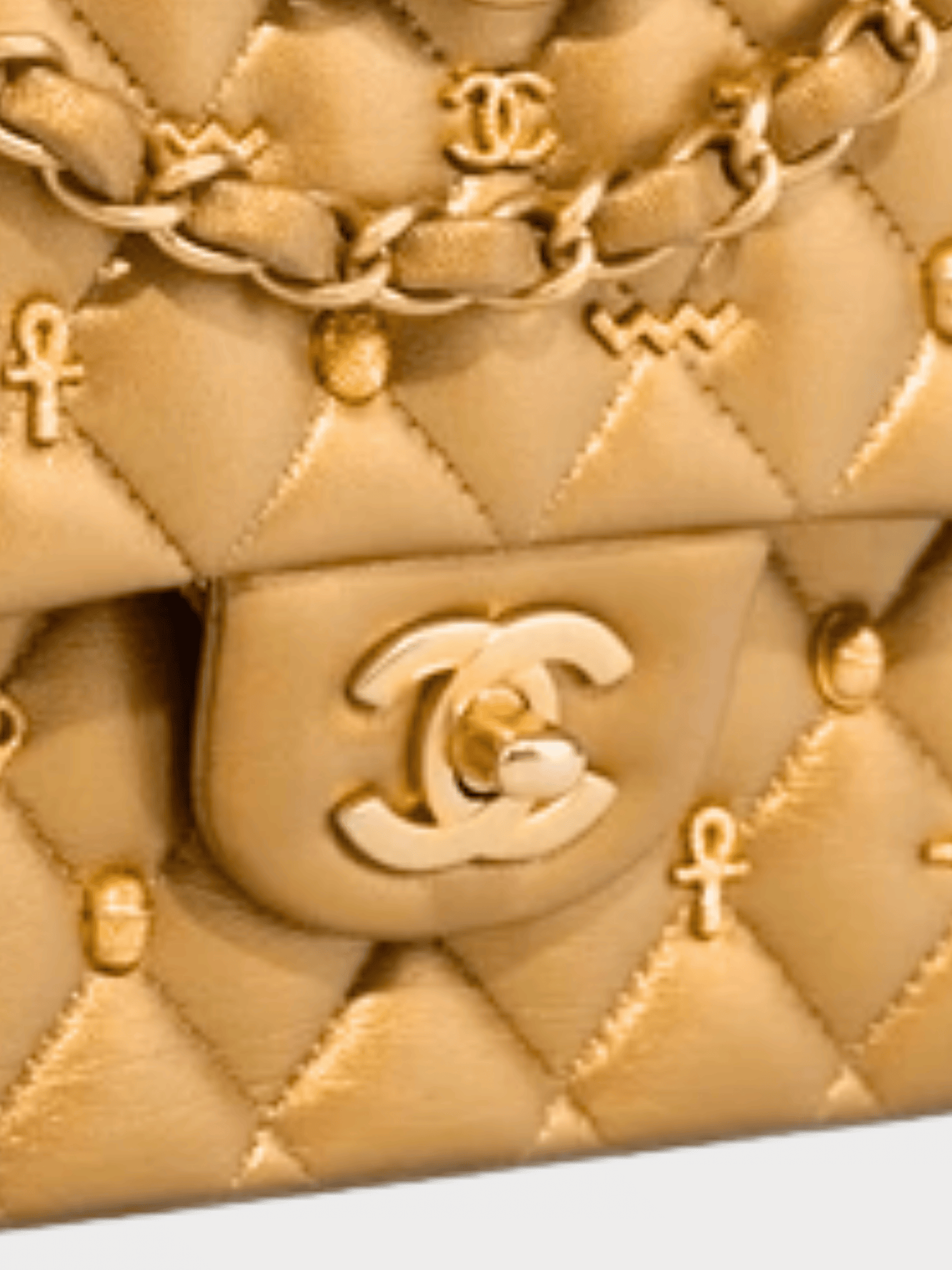 Chanel 2019 Gold Paris-Egypt Classic Double Flap Bag
