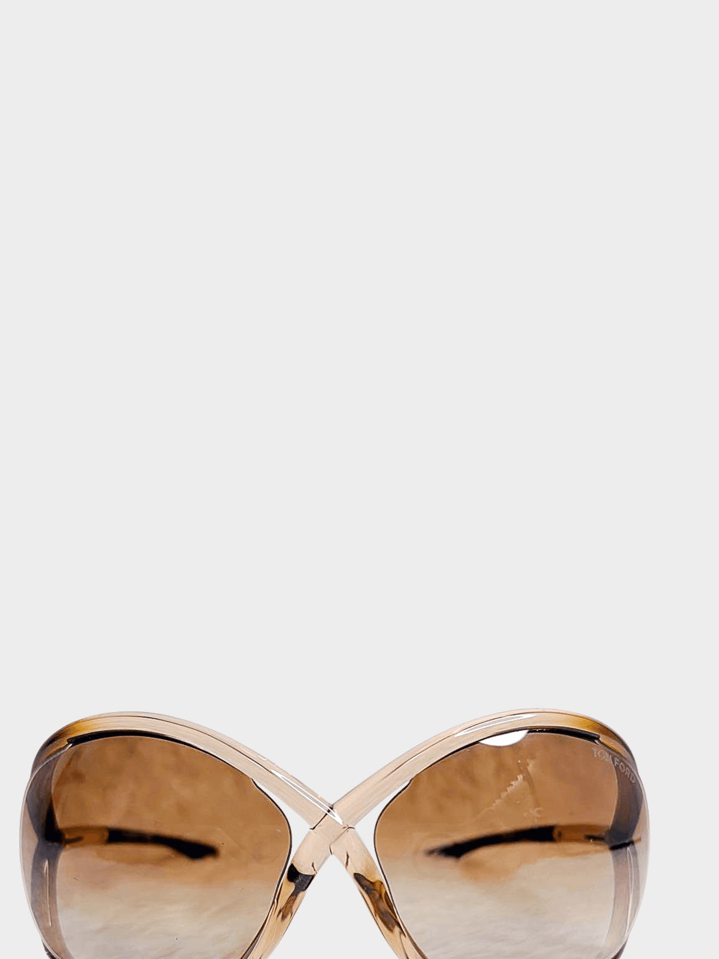 Tom Ford 2000s Brown Whitney TF9 Sunglasses