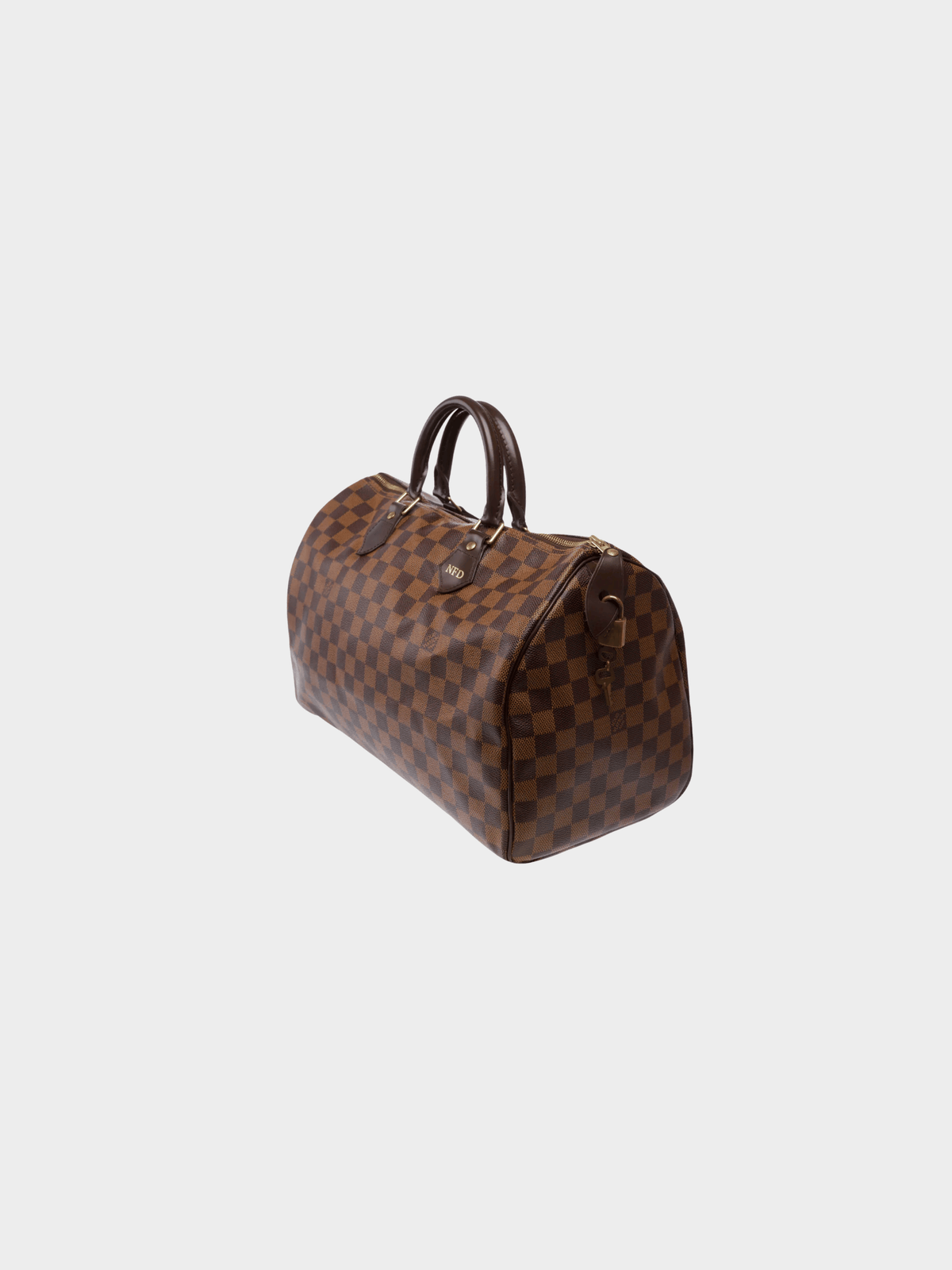 Louis Vuitton 2010s Brown Speedy 35 Hand Bag