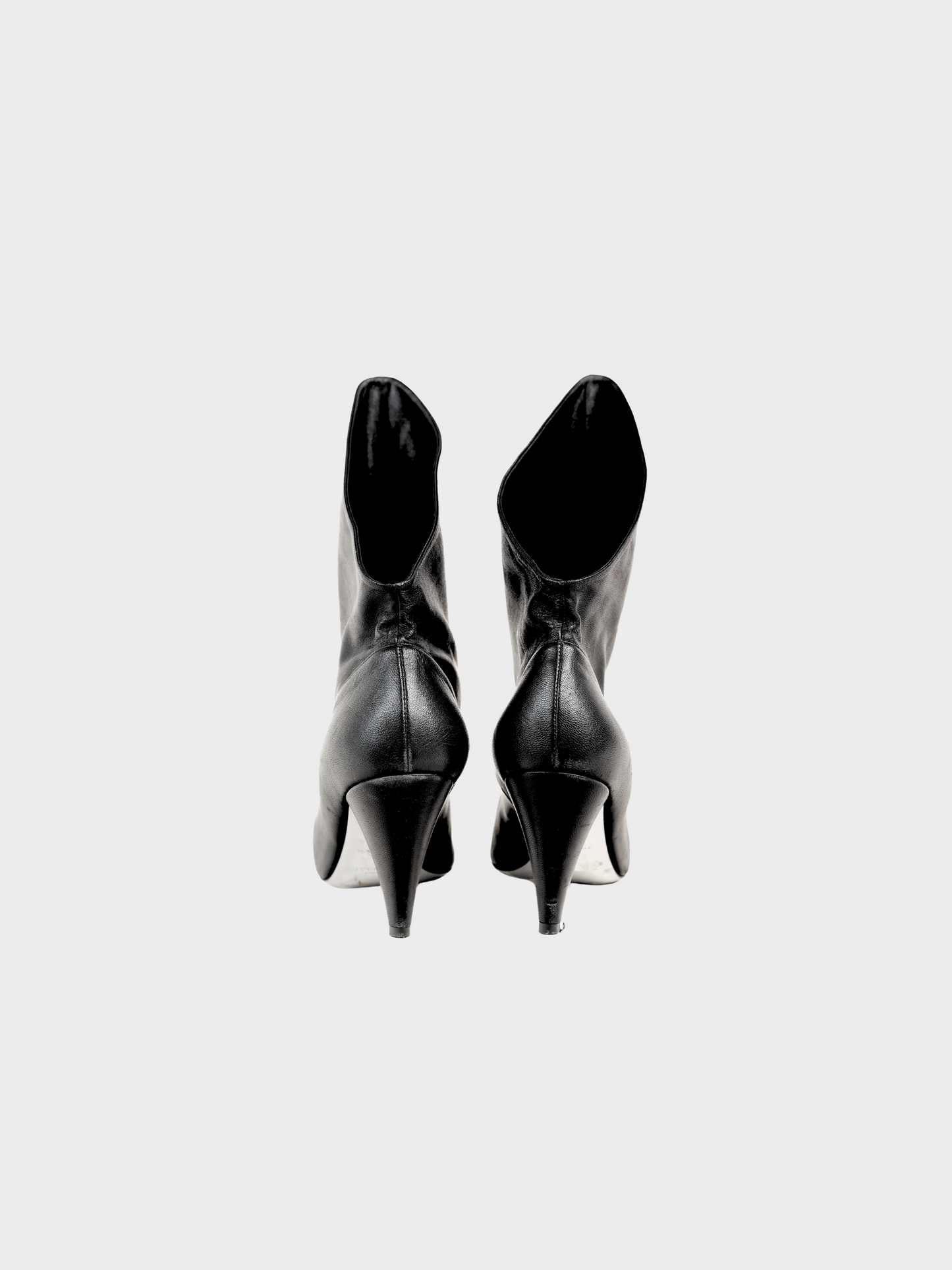 Givenchy 2018 Runway Bottine Show 80 Fold-Over Black Ankle Boot