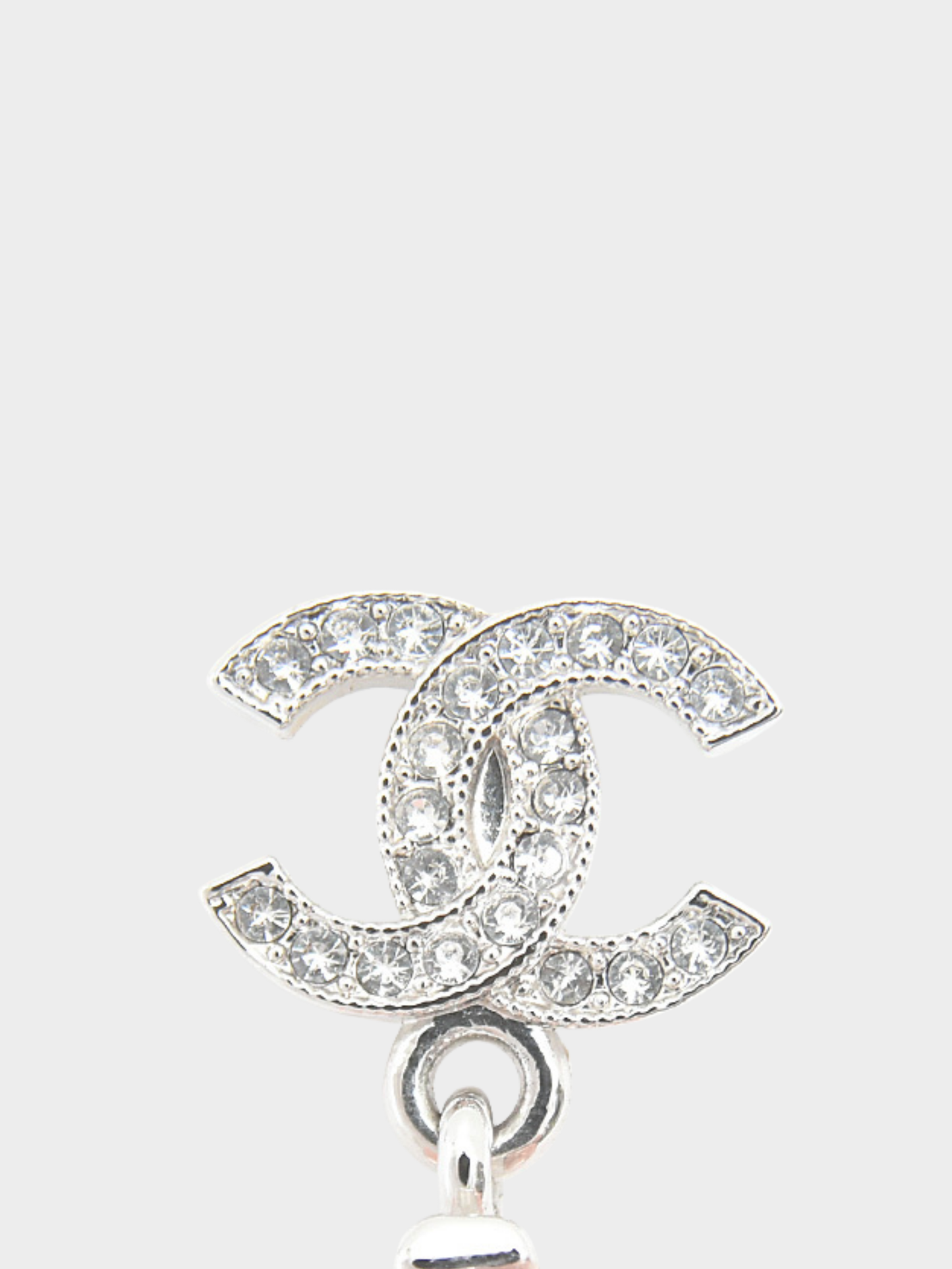 Chanel 2020s Coco Mark Perfume Bottle Perfume Bottle Rhinestone Earrings