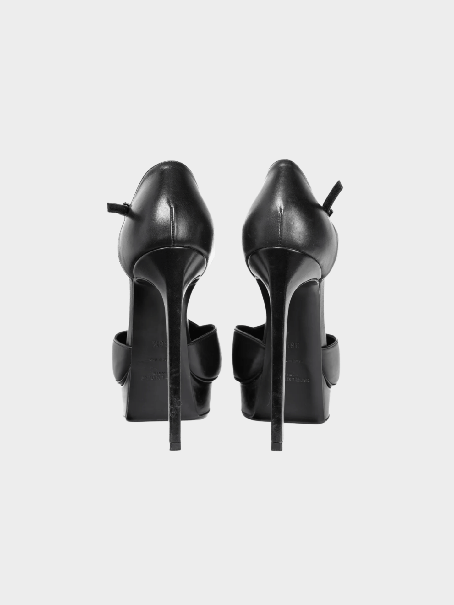 Lanvin AW 2012 "Les 10 Ans" Black Satin Embellished-Bow Platform Sandals