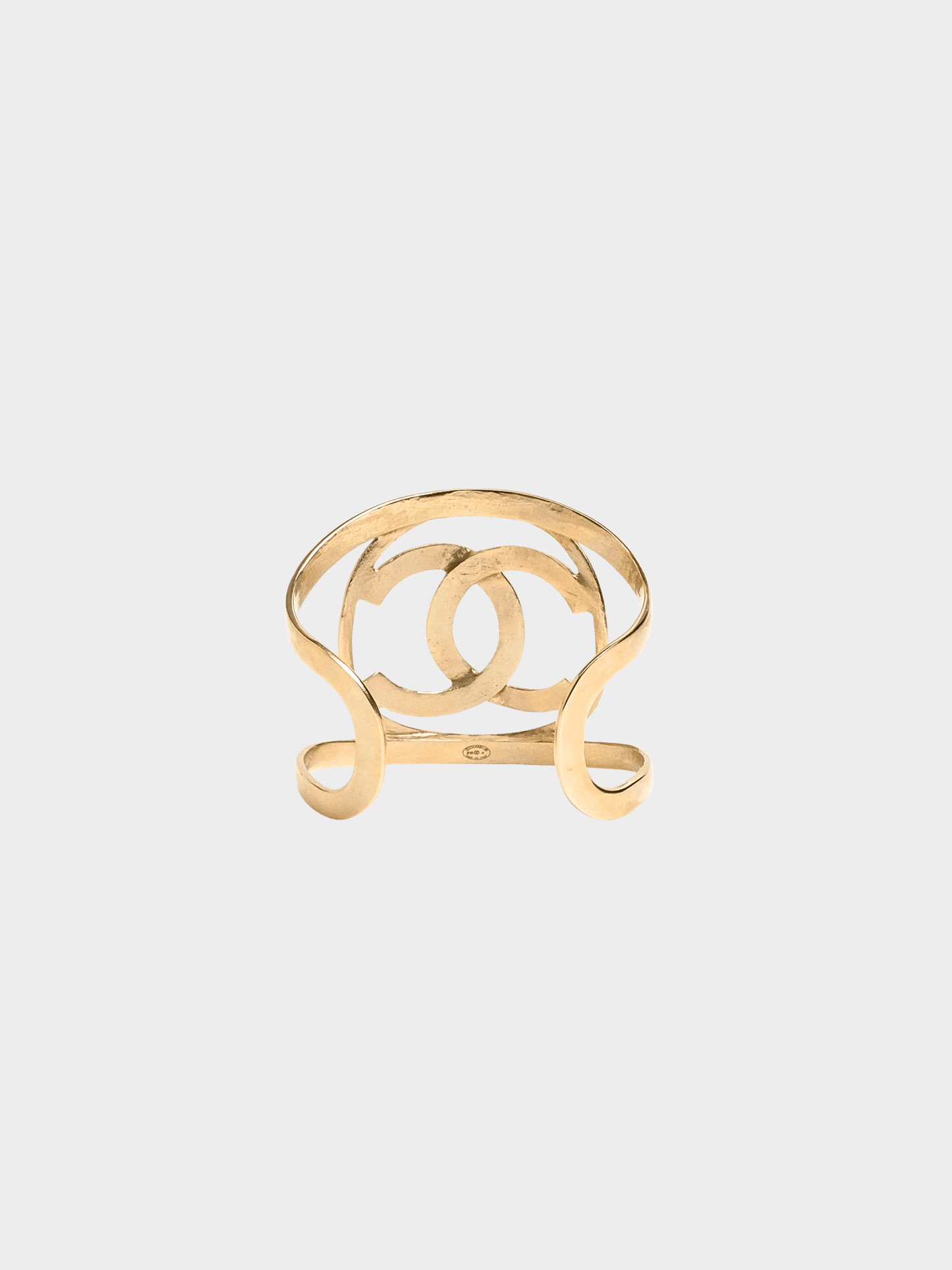 Chanel FW 2016 Champagne Gold Limited Cuff Bracelet