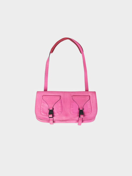 Miu Miu SS 2000 Pink Leather Bag