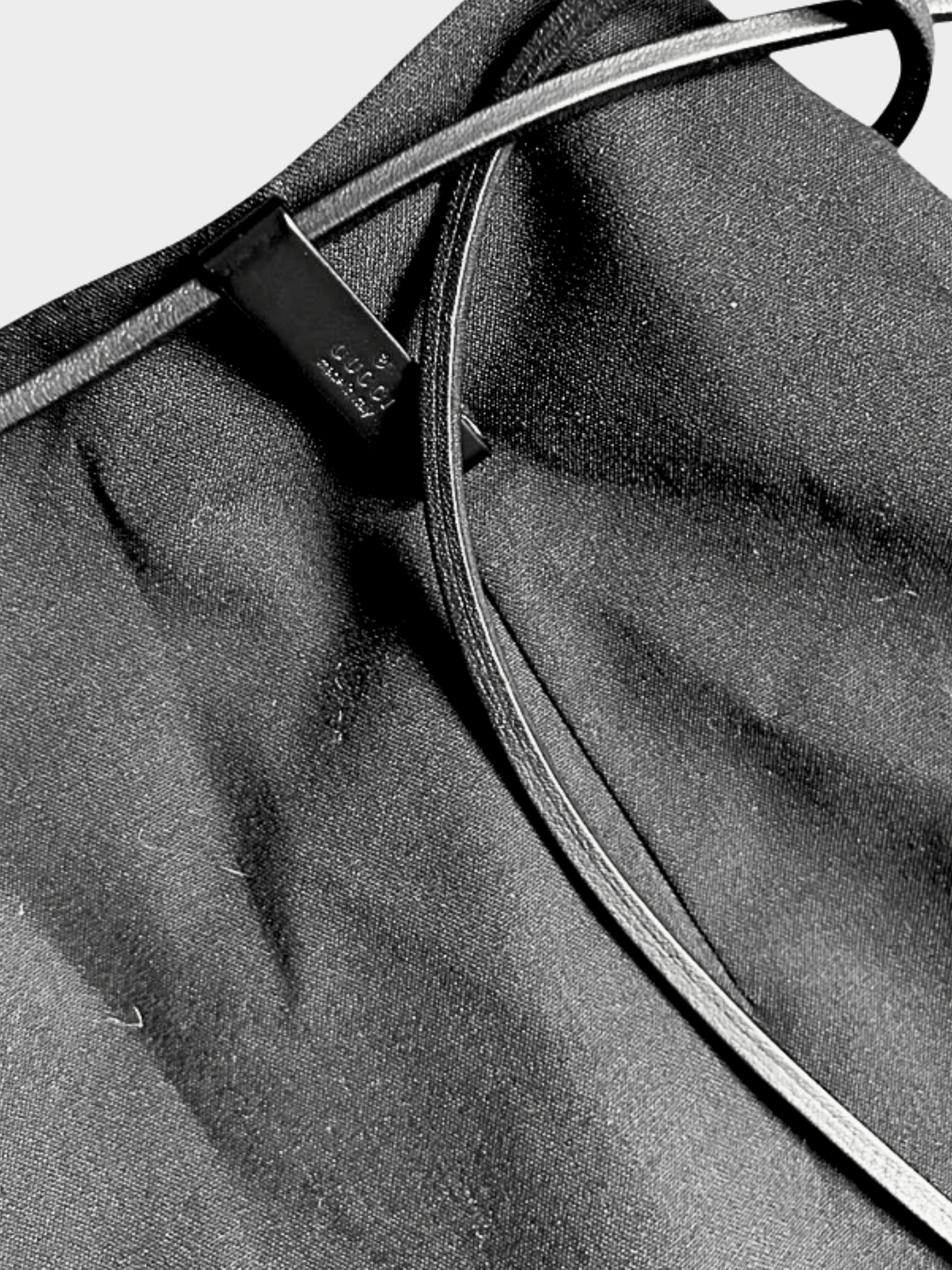 Gucci by Tom Ford 2000s Black Midi Skirt