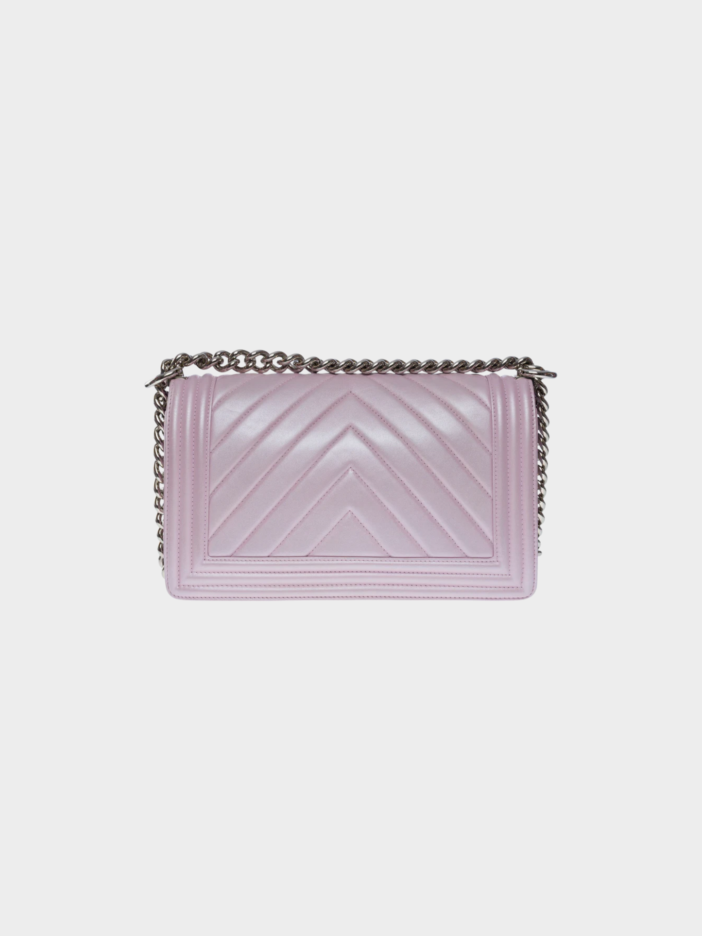 Chanel 2000s Light Purple Boy Bag