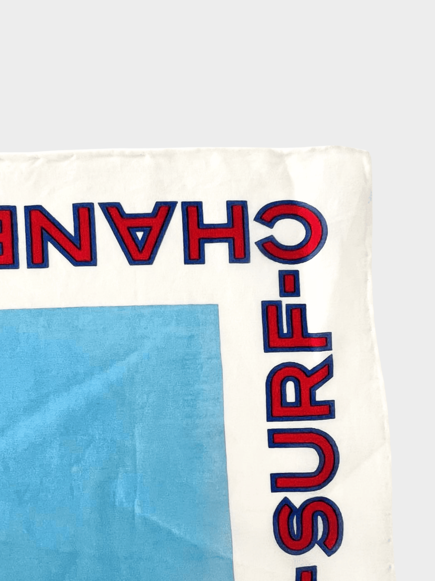 Chanel Surf SS 2002 Rare Cotton Printed Scarf