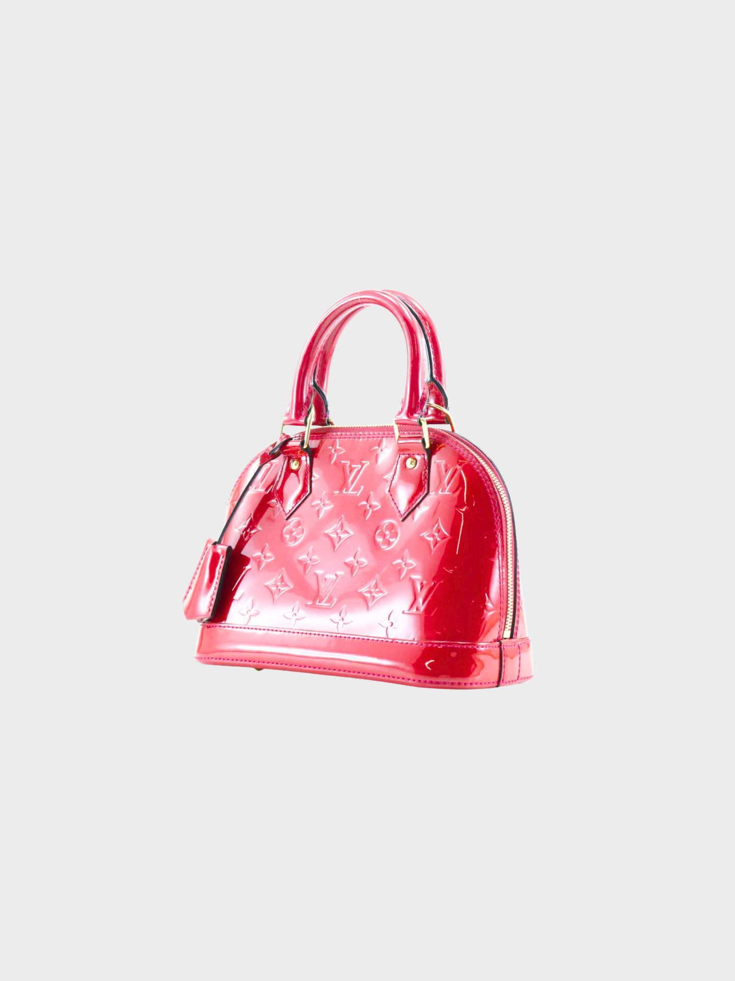 Louis Vuitton 2014 Red Alma Monogram Handbag
