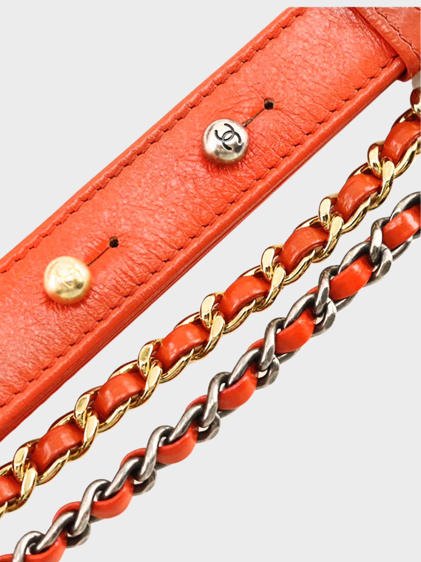 Chanel 2019 Red Gabrielle Hobo Shoulder Bag