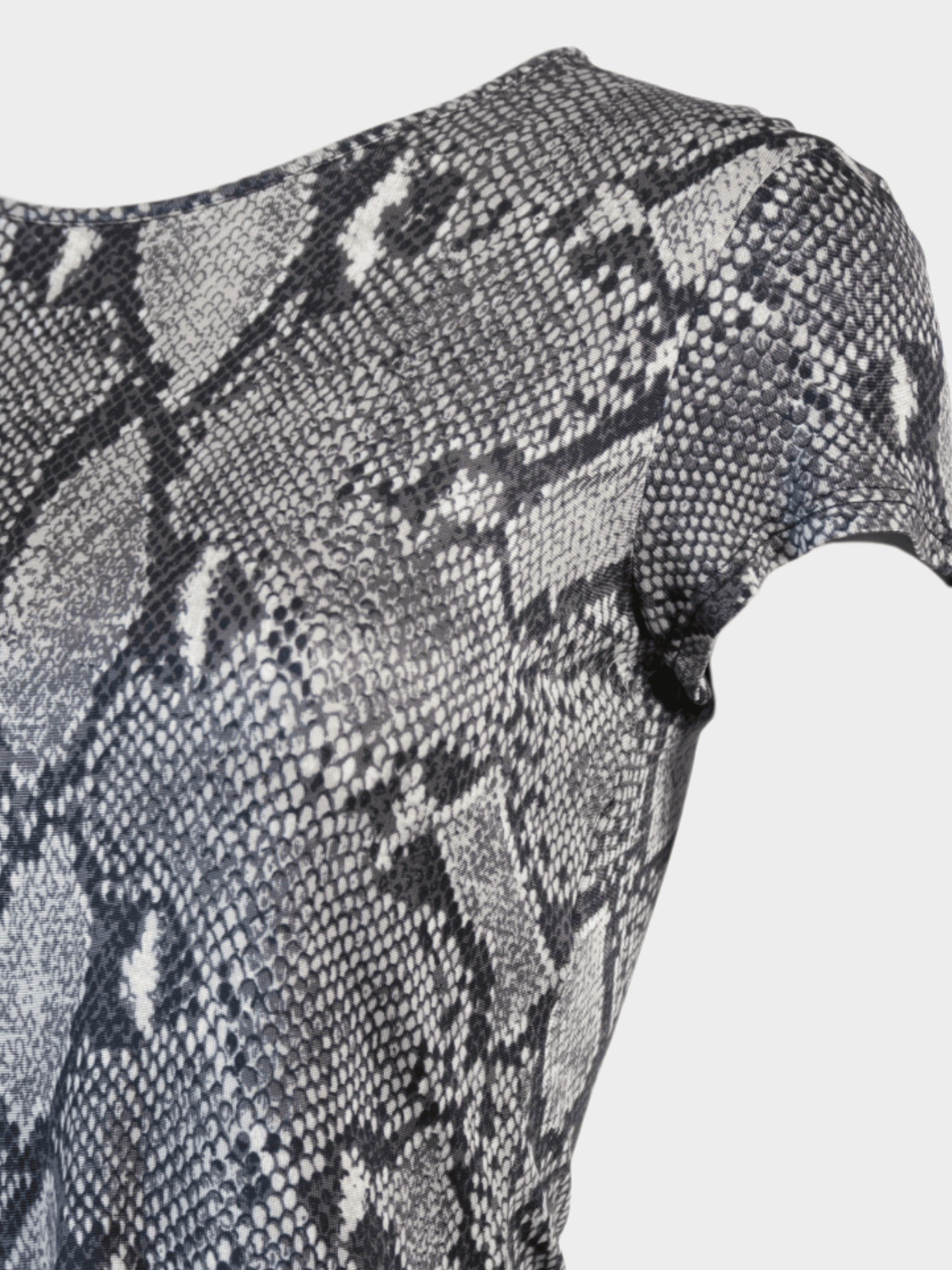 Gucci by Tom Ford SS 2000 Black White Snake Print Shirt