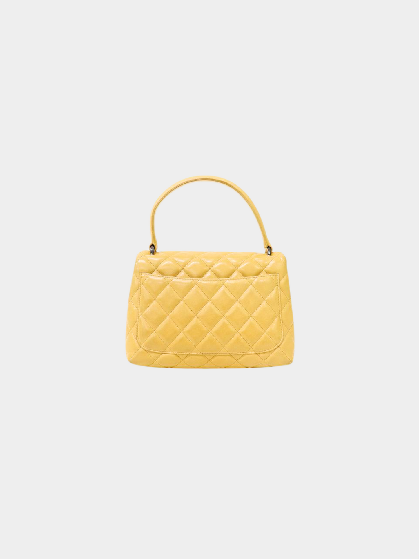 Chanel 2005 Beige Matelasse Top Handle Bag