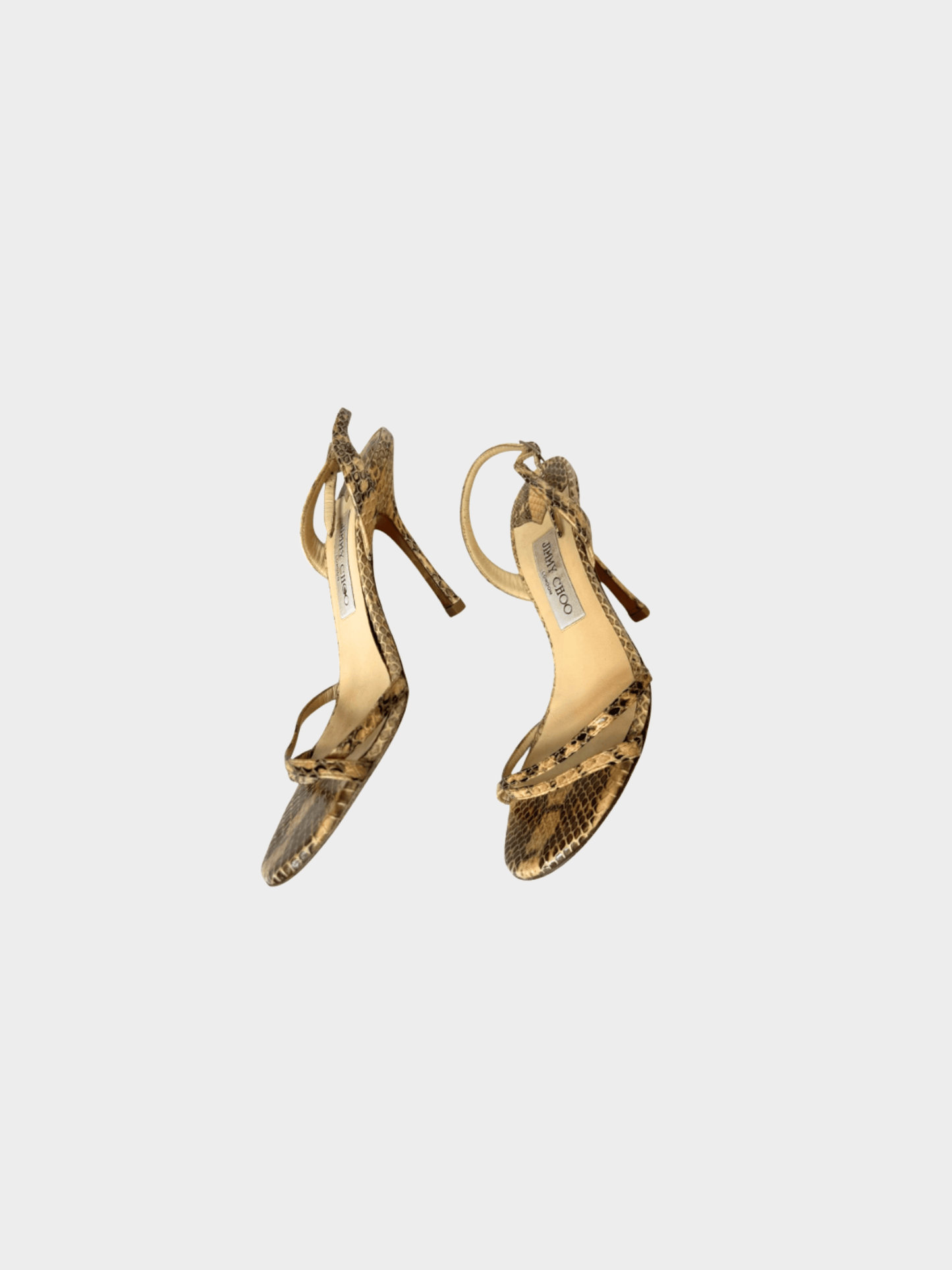 Jimmy Choo 2000s Python Sandal Heels