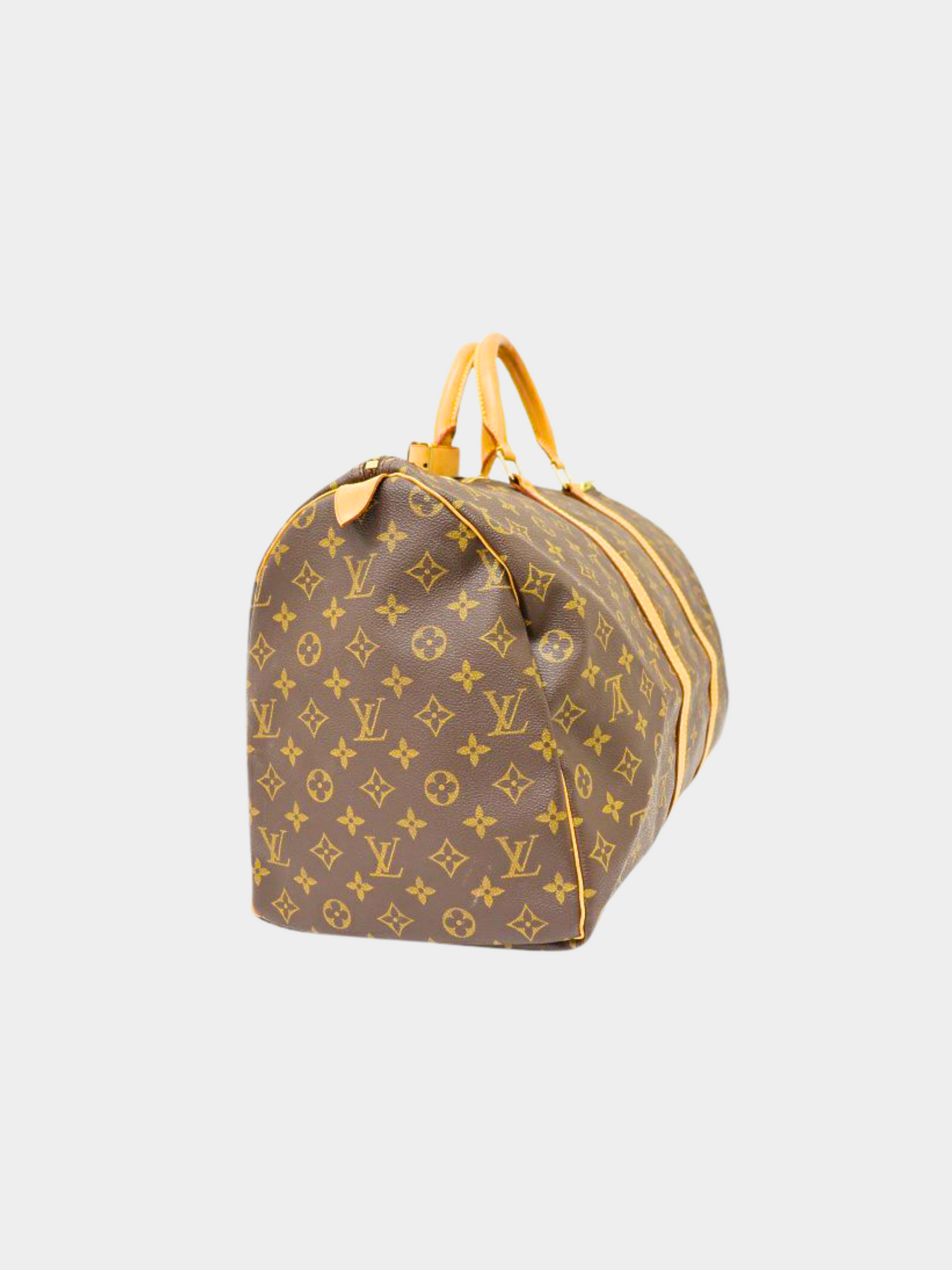 Louis Vuitton 1996 Brown Monogram Keepall 50 Travel Bag