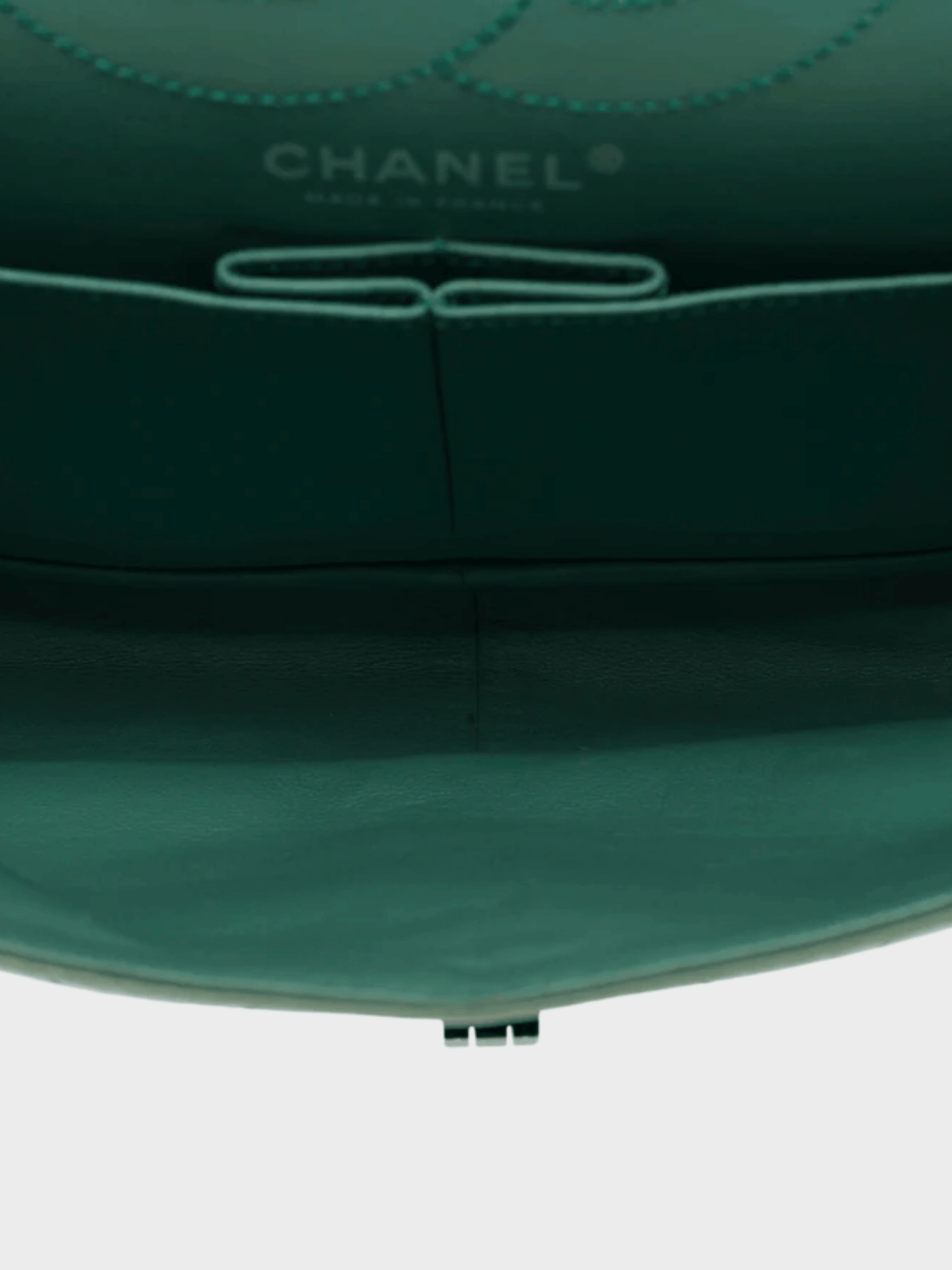 Chanel 2009-2010 Tiffany Blue Lambskin Large Reissue 2.55 Bag