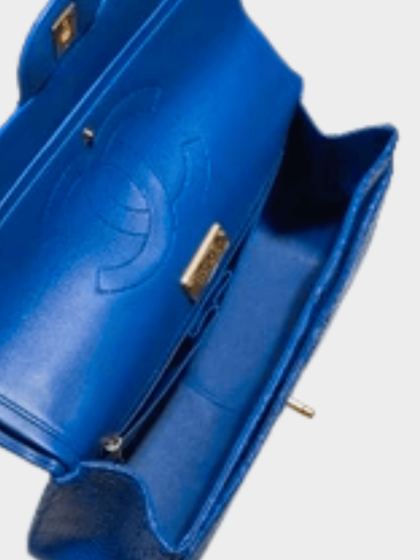 Chanel 2018 True Blue Medium Classic Double Flap Bag