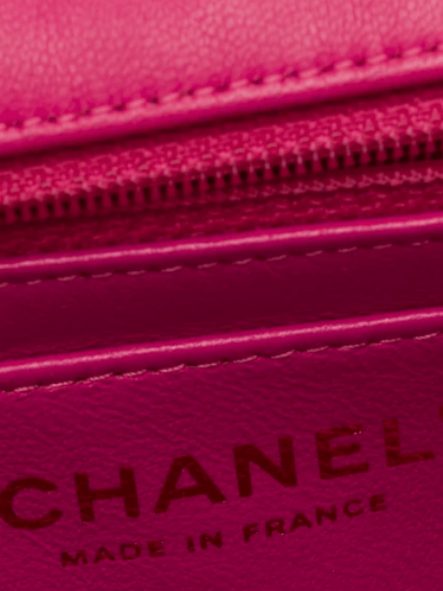 Chanel 2015-2016 Pink Mini Rectangular Classic Chevron Lambskin Single Flap Bag