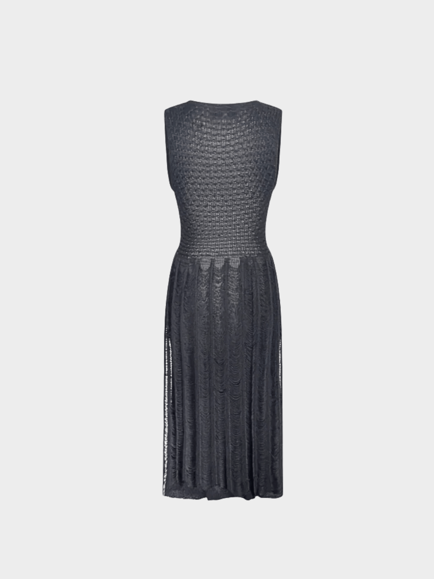 Christian Lacroix 1990s Black Knit Sequined Dress