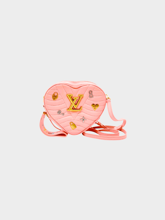 Louis Vuitton 2010s Pink Leather New Wave Heart Bag
