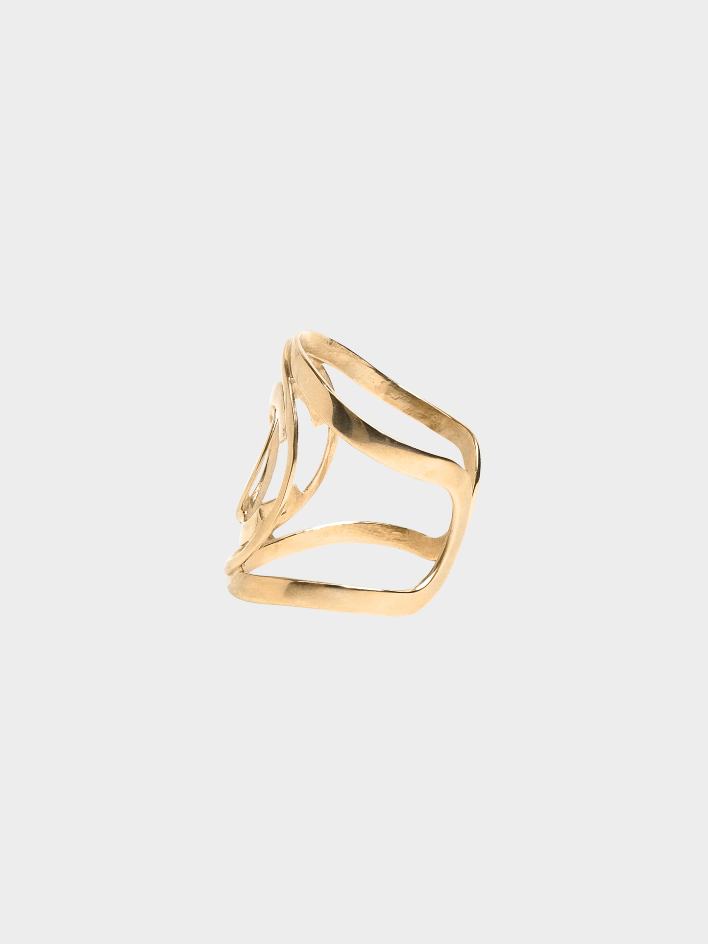 Chanel FW 2016 Champagne Gold Limited Cuff Bracelet