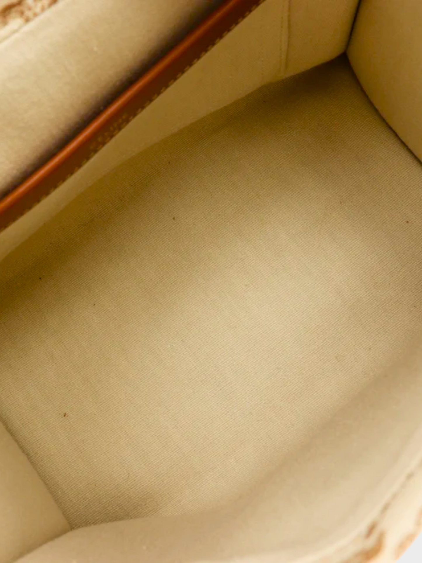 Celine 2010s Beige Monogram Triomphe Hippo Thais Tote Bag
