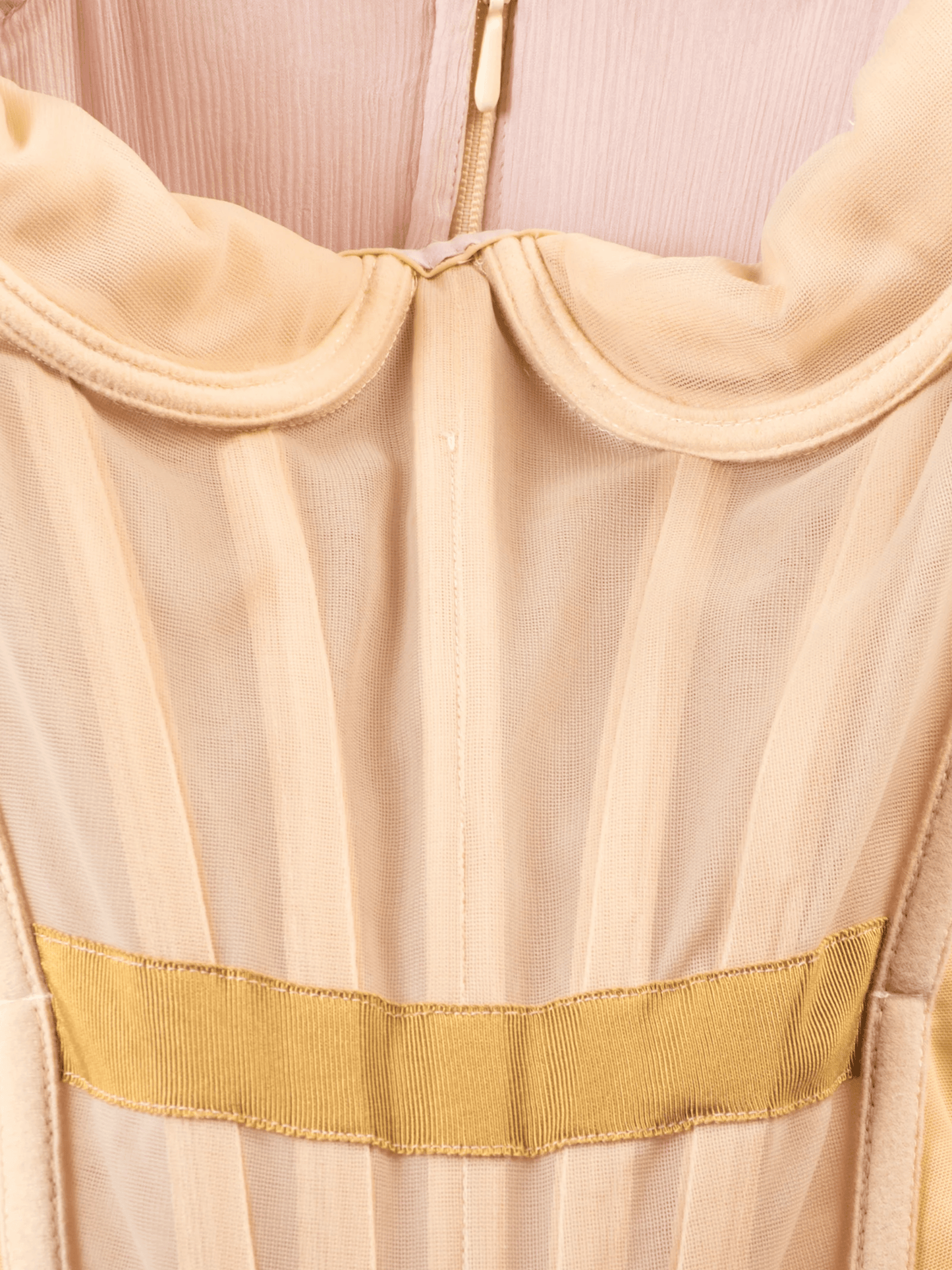 Roberto Cavalli FW 2002 Rare Beige Embellished Beaded Slip Dress