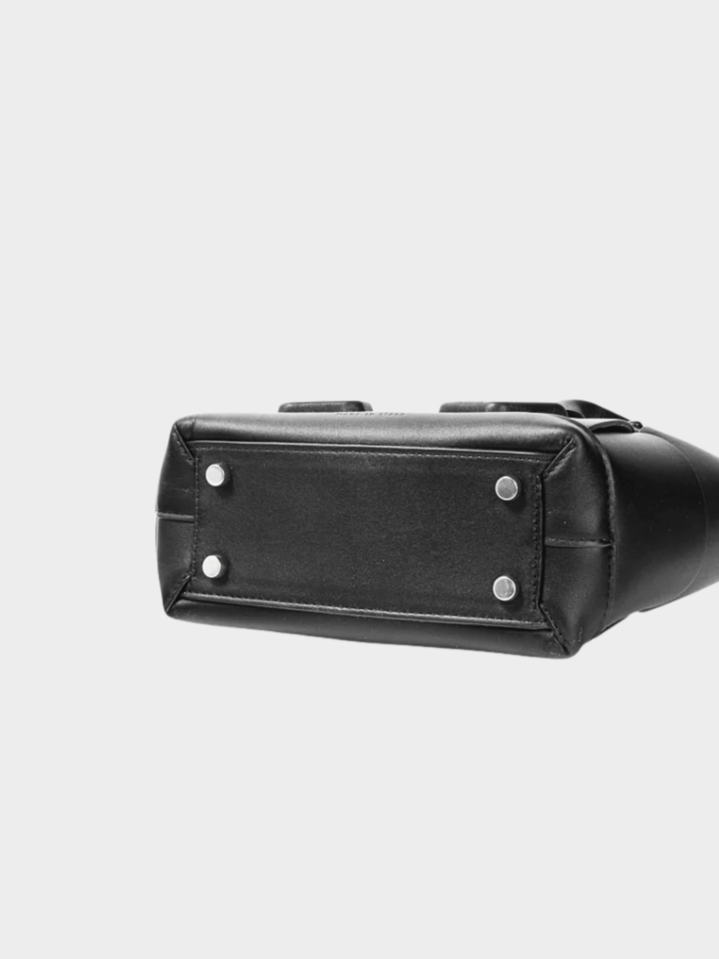 Bottega Veneta 2020s Mini Arco 29 Black Intrecciato Tote