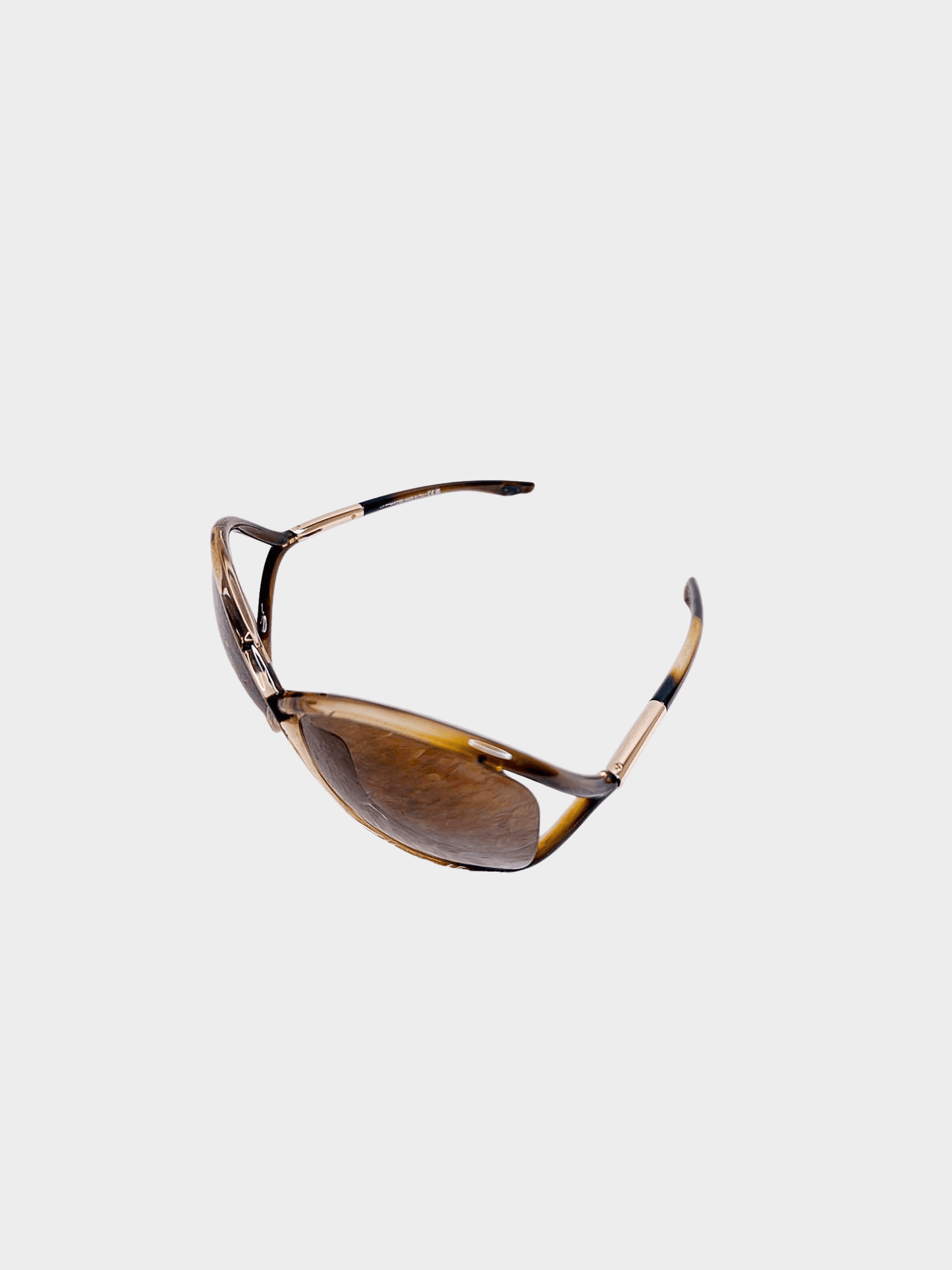 Tom Ford 2000s Brown Whitney TF9 Sunglasses