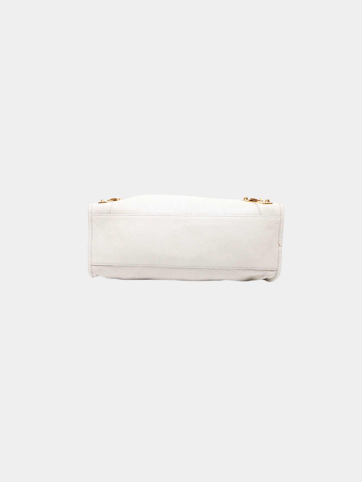 Balenciaga 2014 White Leather Classic City Bag