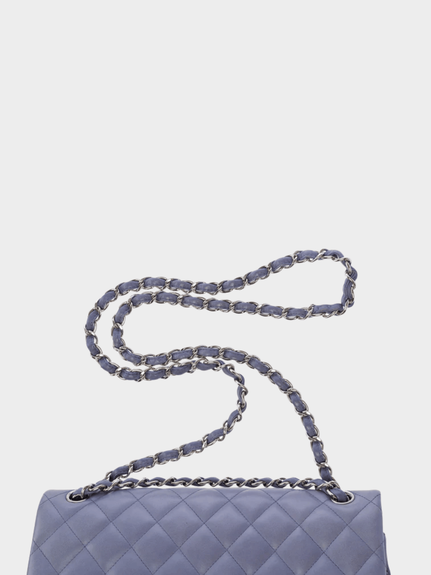 Chanel 2011 Mauve Caviar Leather Jumbo Flap Bag